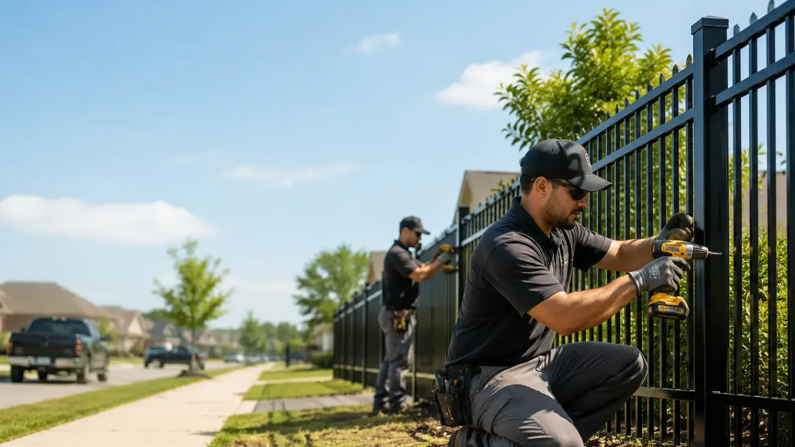 Metal Fence Installation in Harper, IA